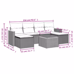 VidaXL 3258628 ensemble de meubles de jardin