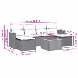 VidaXL 3258630 ensemble de meubles de jardin