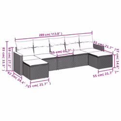 VidaXL 3258633 ensemble de meubles de jardin