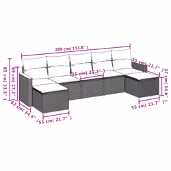 VidaXL 3258644 ensemble de meubles de jardin
