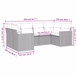VidaXL 3258663 ensemble de meubles de jardin