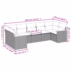 VidaXL 3258672 ensemble de meubles de jardin