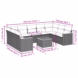 VidaXL 3258685 ensemble de meubles de jardin - Vue supplémentaire 3