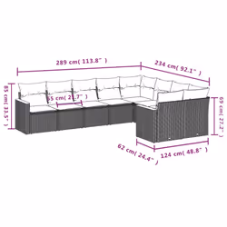 VidaXL 3258707 ensemble de meubles de jardin