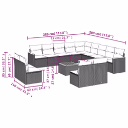 VidaXL 3258891 ensemble de meubles de jardin