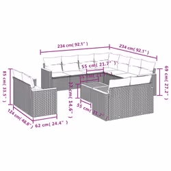 VidaXL 3258910 ensemble de meubles de jardin