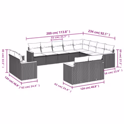 VidaXL 3258917 ensemble de meubles de jardin