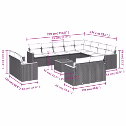 VidaXL 3258922 ensemble de meubles de jardin