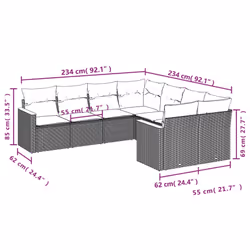 VidaXL 3258957 ensemble de meubles de jardin