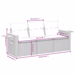 VidaXL 3258996 ensemble de meubles de jardin