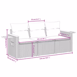 VidaXL 3258999 ensemble de meubles de jardin