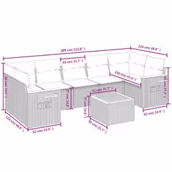 VidaXL 3259056 ensemble de meubles de jardin