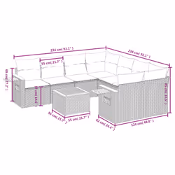 VidaXL 3259066 ensemble de meubles de jardin