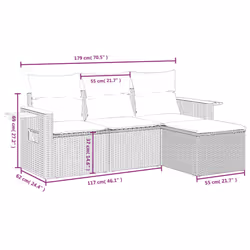 VidaXL 3259143 ensemble de meubles de jardin