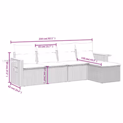 VidaXL 3259162 ensemble de meubles de jardin