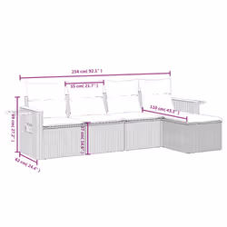 VidaXL 3259169 ensemble de meubles de jardin