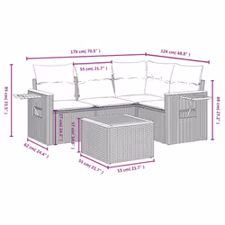 VidaXL 3259175 ensemble de meubles de jardin
