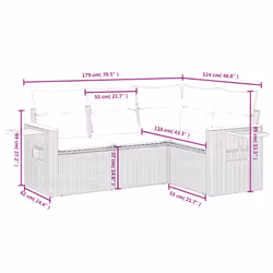 VidaXL 3259178 ensemble de meubles de jardin
