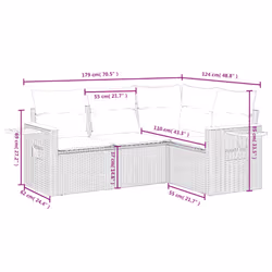 VidaXL 3259181 ensemble de meubles de jardin