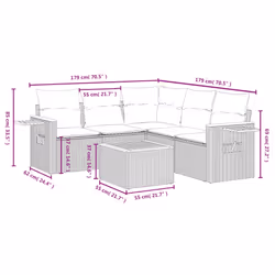 VidaXL 3259202 ensemble de meubles de jardin