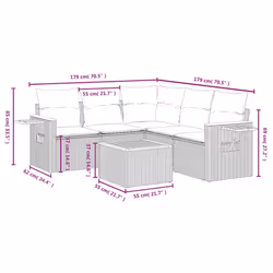VidaXL 3259204 ensemble de meubles de jardin