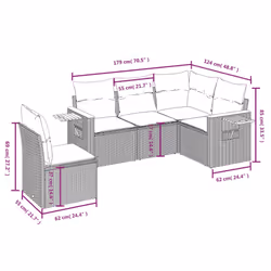 VidaXL 3259217 ensemble de meubles de jardin