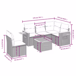 VidaXL 3259220 ensemble de meubles de jardin