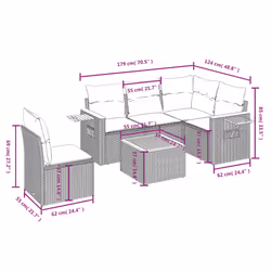 VidaXL 3259221 ensemble de meubles de jardin