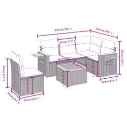 VidaXL 3259224 ensemble de meubles de jardin