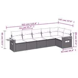 VidaXL 3259227 ensemble de meubles de jardin