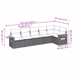 VidaXL 3259231 ensemble de meubles de jardin