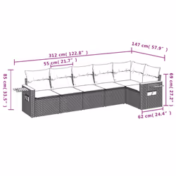 VidaXL 3259232 ensemble de meubles de jardin
