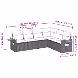 VidaXL 3259246 ensemble de meubles de jardin