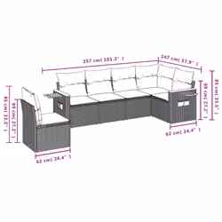 VidaXL 3259258 ensemble de meubles de jardin
