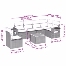 VidaXL 3259266 ensemble de meubles de jardin