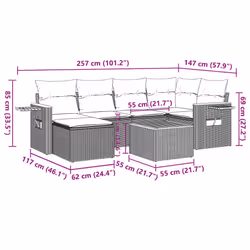 VidaXL 3259416 ensemble de meubles de jardin