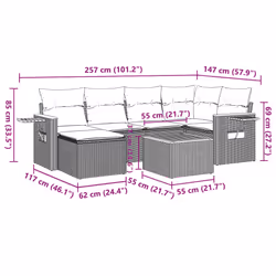 VidaXL 3259417 ensemble de meubles de jardin