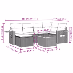 VidaXL 3259420 ensemble de meubles de jardin