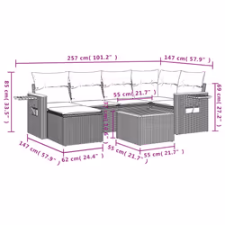 VidaXL 3259427 ensemble de meubles de jardin