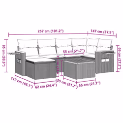VidaXL 3259428 ensemble de meubles de jardin