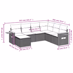 VidaXL 3259449 ensemble de meubles de jardin