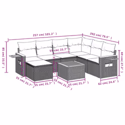 VidaXL 3259451 ensemble de meubles de jardin