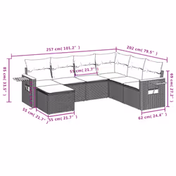 VidaXL 3259456 ensemble de meubles de jardin