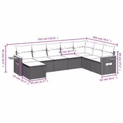 VidaXL 3259496 ensemble de meubles de jardin