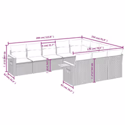 VidaXL 3259577 ensemble de meubles de jardin