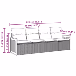 VidaXL 3259861 ensemble de meubles de jardin