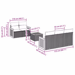 VidaXL 3259864 ensemble de meubles de jardin