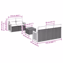 VidaXL 3259867 ensemble de meubles de jardin