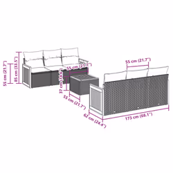 VidaXL 3259871 ensemble de meubles de jardin
