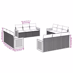VidaXL 3259913 ensemble de meubles de jardin
